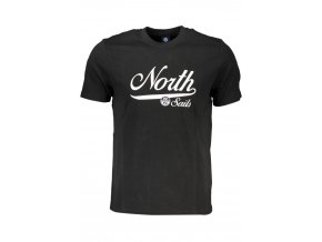 North Sails Perfektné Pánske Tričko Krátky Rukáv Čierna (Veľkosť S, Farba čierna)