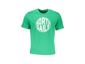 North Sails Perfektné Pánske Tričko Krátky Rukáv Zelená (Veľkosť S, Farba zelená)