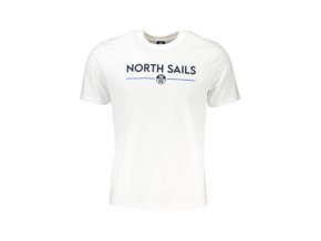 North Sails Perfektné Pánske Tričko Krátky Rukáv Biela (Veľkosť S, Farba Biela)