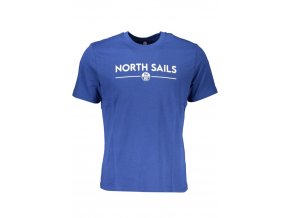 North Sails Perfektné Pánske Tričko Krátky Rukáv Modrá (Veľkosť S, Farba modrá)