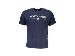North Sails Perfektné Pánske Tričko Krátky Rukáv Modrá (Veľkosť S, Farba modrá)