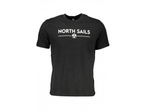 North Sails Perfektné Pánske Tričko Krátky Rukáv Čierna (Veľkosť S, Farba čierna)
