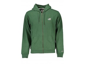 Tommy Hilfiger Perfektná Pánska Mikina na zips Zelená (Veľkosť S, Farba zelená)