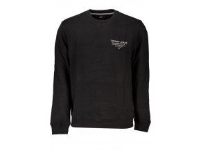 Tommy Hilfiger Perfektná Pánska Mikina Čierna (Veľkosť S, Farba čierna)