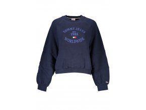 Tommy Hilfiger Perfektná Dámska Mikina Modrá (Veľkosť 2XS, Farba modrá)