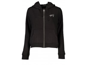 Tommy Hilfiger Perfektná Dámska Mikina so zipsom Čierna (Veľkosť XS, Farba čierna)