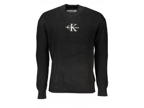 Calvin Klein Štýlový Pánsky Pulóver Čierna (Veľkosť L, Farba čierna)