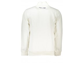 LA MARTINA Perfektná Pánska Mikina na zips Biela (Veľkosť S, Farba Biela)