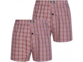 MONT EMILIAN MONT EMILIAN "Nantes" Men American Boxer Shorts Pack of 2 red