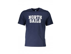 North Sails Perfektné Pánske Tričko Krátky Rukáv Modrá (Veľkosť S, Farba modrá)
