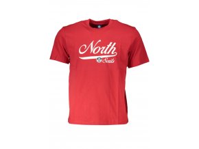 North Sails Perfektné Pánske Tričko Krátky Rukáv Červená (Veľkosť S, Farba červená)