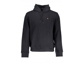 Napapijri Perfektná Pánska Mikina na zips Čierna (Veľkosť S, Farba čierna)