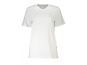 PATRIZIA PEPE Perfektné Dámske Tričko Krátky Rukáv Biela (Veľkosť XS, Farba Biela)