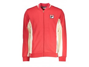 Fila Perfektná Pánska Mikina na zips Červená (Veľkosť S, Farba červená)