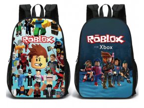 Obojstranný študentský ruksak s potlačami Roblox vzor 4