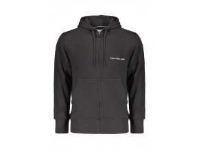 Calvin Klein Perfektná Pánska Mikina na zips Čierna (Veľkosť XL, Farba čierna)