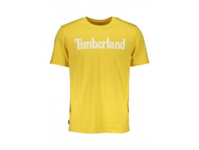 Timberland Perfektné Pánske Tričko Krátky Rukáv Žltá (Veľkosť XL, Farba žltá)