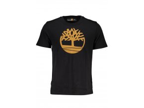 Timberland Perfektné Pánske Tričko Krátky Rukáv Čierna (Veľkosť S, Farba čierna)