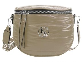damska crossbody taska ledvinka 21015 1 metalicka bronz