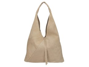 kozena damska kabelka pres rameno s7137 taupe 1