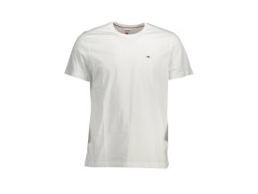Tommy Hilfiger Perfektné Pánske Tričko Krátky Rukáv Biela (Veľkosť XL, Farba Biela)