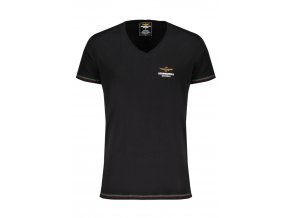 AERONAUTICA MILITARE Aeronautica Militare T Shirt Esternabile Uomo Nero (Veľkosť M, Farba čierna)