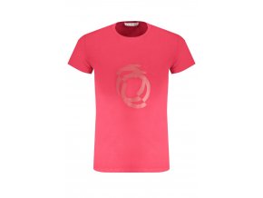 TRUSSARDI Perfektné Pánske Tričko Krátky Rukáv Červená (Veľkosť S, Farba červená)