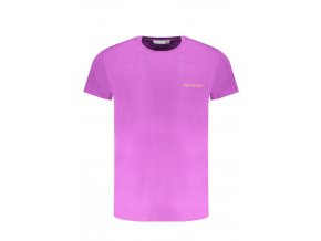 TRUSSARDI Perfektné Pánske Tričko Krátky Rukáv Viola (Veľkosť S, Farba fialová)