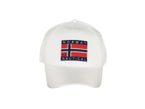 NORWAY 1963 Praktická Pánska Šiltovka Biela (Veľkosť UNI, Farba Biela)