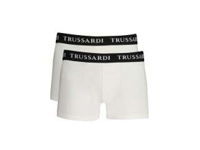 TRUSSARDI Perfektné Pánske Boxerky Biela (Veľkosť M, Farba Biela)