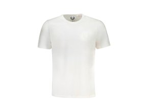 GIAN MARCO VENTURI Perfektné Pánske Tričko Krátky Rukáv Biela (Veľkosť L, Farba Biela)