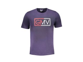 GIAN MARCO VENTURI Perfektné Pánske Tričko Krátky Rukáv Modrá (Veľkosť M, Farba modrá)