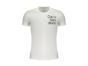 Calvin Klein Perfektné Pánske Tričko Krátky Rukáv Biela (Veľkosť S, Farba Biela)