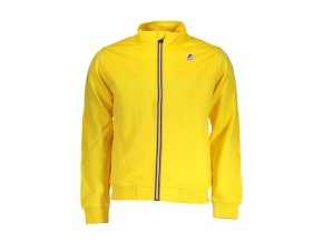 K-WAY Perfektná Pánska Mikina na zips Žltá (Veľkosť S, Farba žltá)
