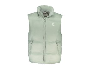 Calvin Klein Perfektná Pánska Zimná Bunda bez Rukávov Zelená (Veľkosť S, Farba zelená)