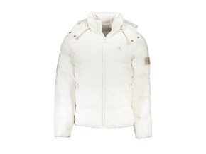 Calvin Klein Perfektná Pánska Bunda Biela (Veľkosť 2XL, Farba Biela)