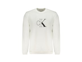 Calvin Klein Perfektná Pánska Mikina Biela (Veľkosť 2XL, Farba Biela)