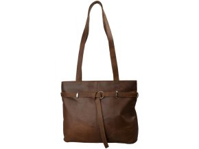 Dámska Kožená Taška na rameno Buffalo Pull Vintage Leather 29x35x14cm hnedá