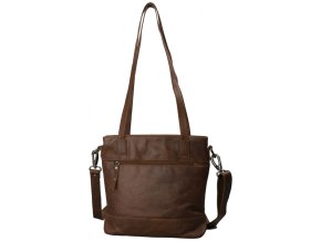 Dámska Kožená Taška na rameno Buffalo Pull Vintage Leather 24x24x9cm hnedá (Farba Hnedá)