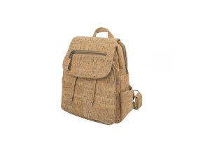 Štýlový Batoh unisex Vegánsky korok dariya® 25x17x30cm hnedý