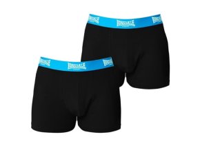 Prémiové Pánske Trenky Lonsdale 2ks čierne modré (Veľkosť XS, Farba modrá)