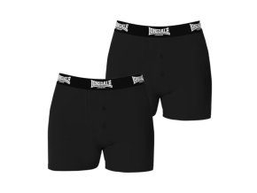 Prémiové Pánske Boxerky Lonsdale 2ks čierne (Veľkosť M, Farba čierna)
