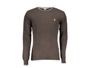 U.S. POLO Štýlový Pánsky Pulóver Hnedá (Veľkosť XL, Farba Hnedá)