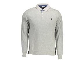 Pánska Polokošeľa U.S. POLO Šedá (Veľkosť XL, Farba šedá)
