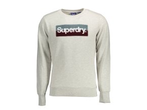 Superdry Perfektná Pánska Mikina Šedá (Veľkosť 2XL, Farba šedá)