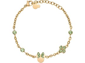 Detský náramok Disney Minnie Mouse z pozlátenej ocele B600624YRGL-55.CS