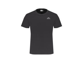 Kappa Perfektné Pánske Tričko Krátky Rukáv Čierna (Veľkosť 2XL, Farba čierna)