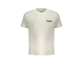 Wrangler Perfektné Pánske Tričko Krátky Rukáv Biela