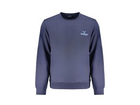 Wrangler Perfektná Pánska Mikina Modrá (Veľkosť S, Farba modrá)