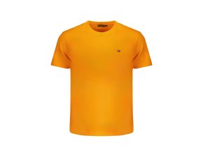 Napapijri Perfektné Pánske Tričko Krátky Rukáv Oranžová (Veľkosť L, Farba oranžová)